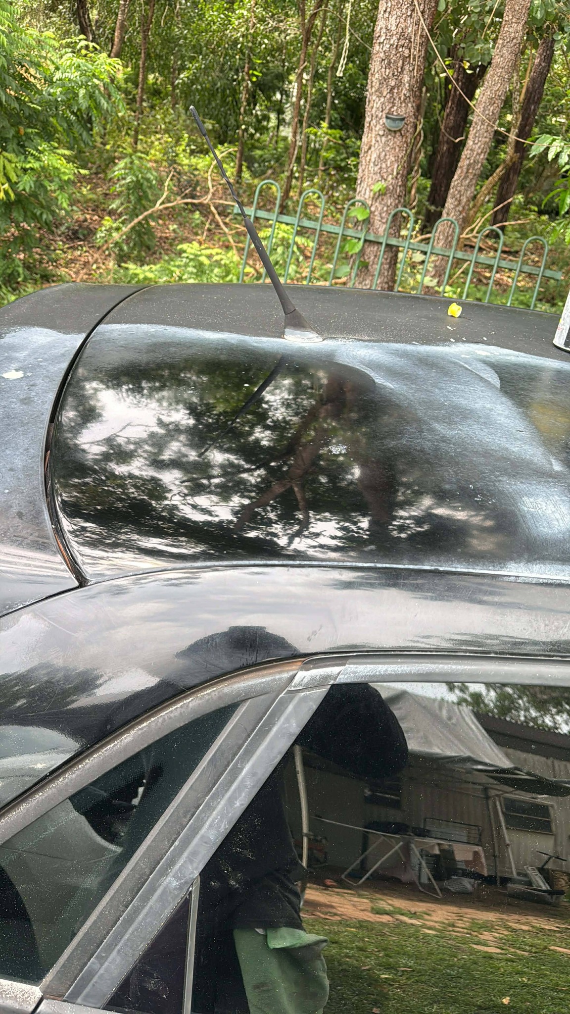 Audi A1 — foam wash in progress