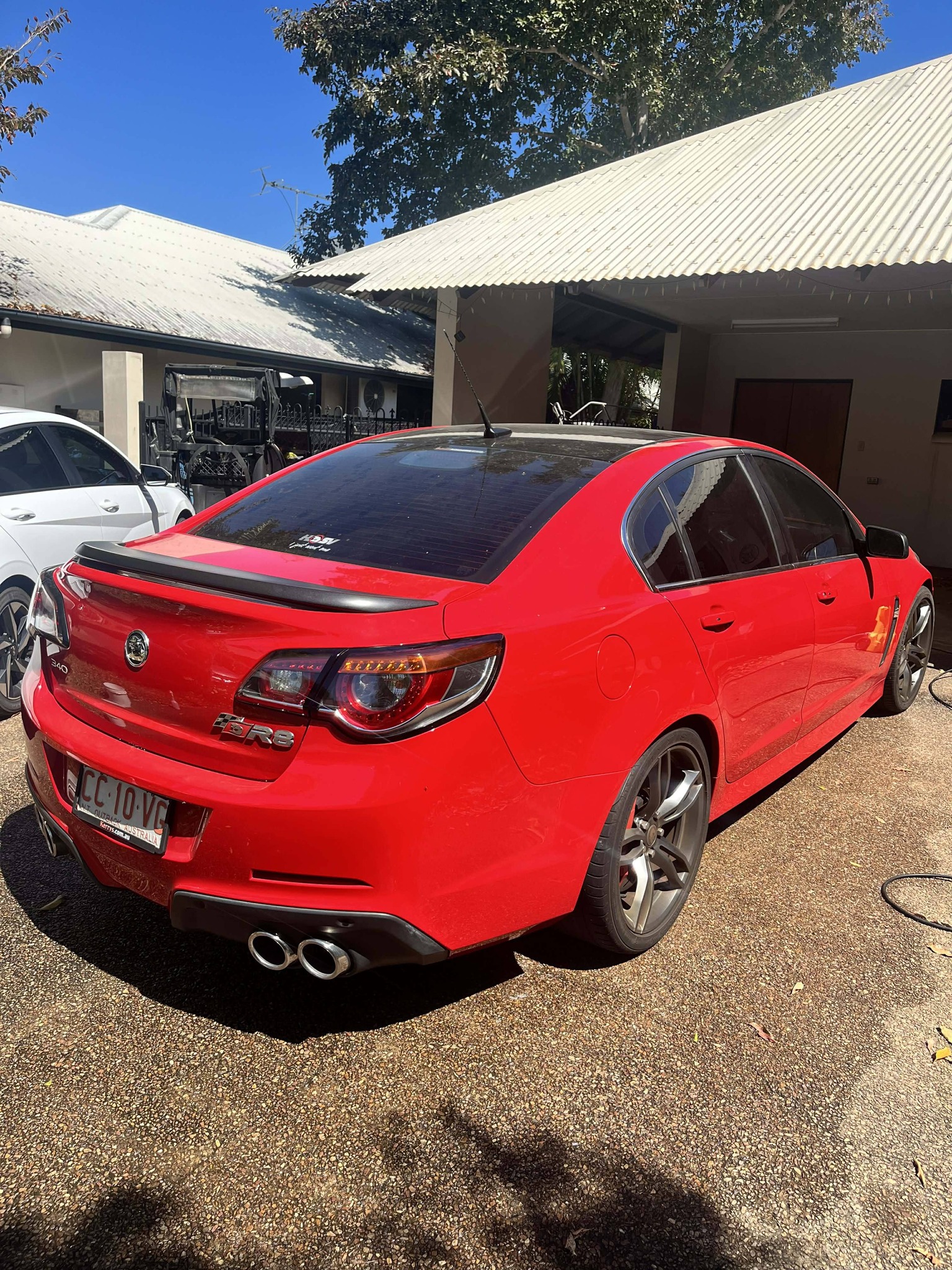 Holden HSV — rear paint corrected and polished