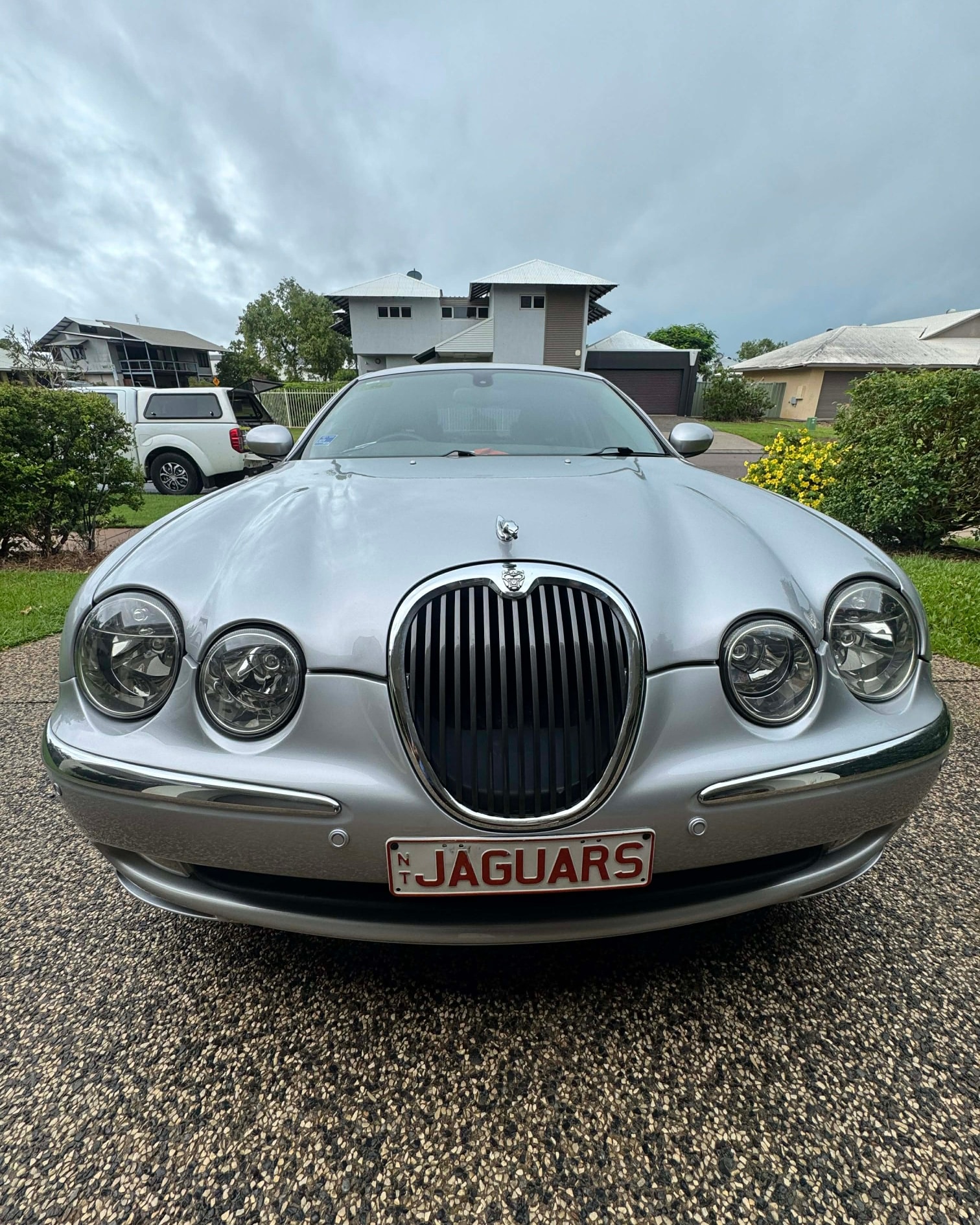 Jaguar S-Type — dramatic low angle